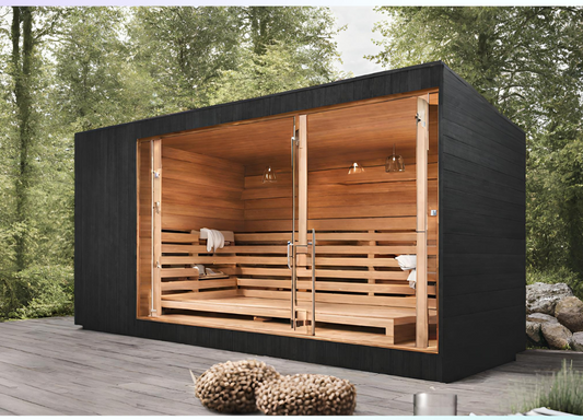 Forden Outdoor Modern design traditional sauna